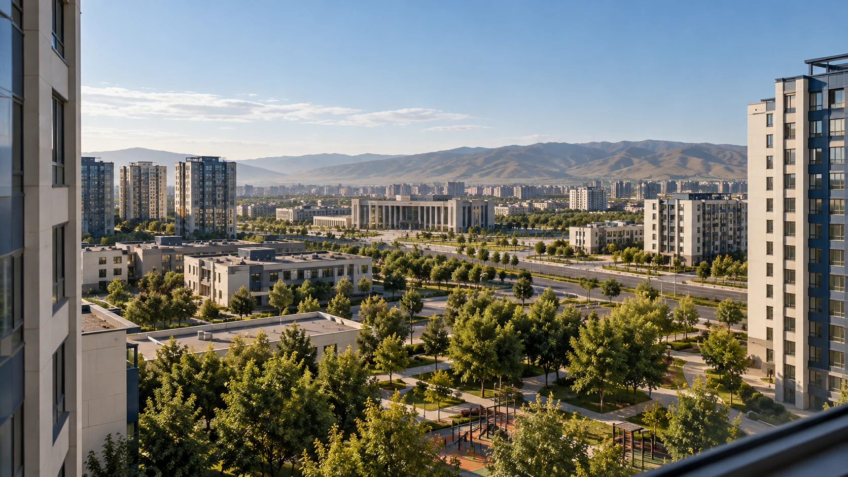 Outlook over neighbourhood
